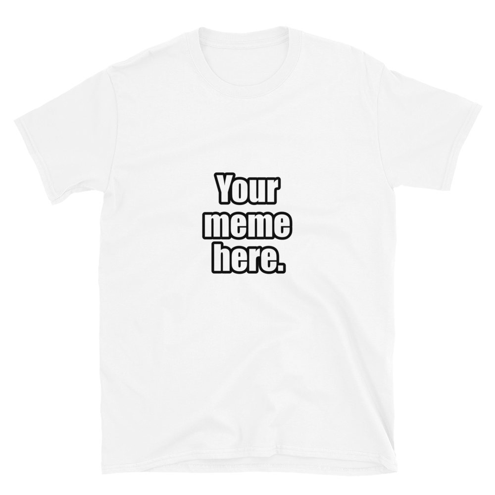 A picture of the economy t-shirt